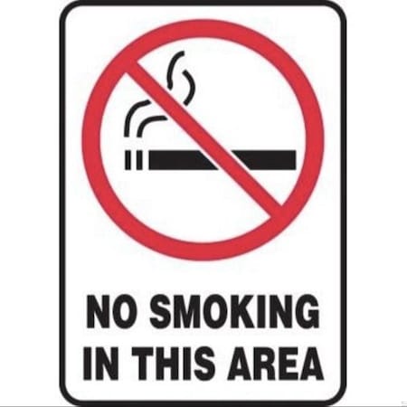 Accuform SAFETY SIGN NO SMOKING BEYOND THIS MSMG510XP MSMG510XP